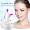 CkeyiN Facial Steamer Deep Moisturizing Nano Face Sauna Sprayer Skin Rejuvenation Pore Blackhead Cleansing Beauty Care Machine 220526