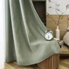 Curtain & Drapes Japanese-style Curtains For Living Dining Room Bedroom Dark Pleated Shading Full And ThickeningCurtain