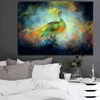 Canvas pintando pôsteres de pássaros coloridos e impressões imagens de animais para arte de parede para casa para sala de estar decoração de casa moderna graffiti