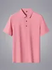 Summer Men Polo koszulka Klasyczna koszulka z krótkim rękawem oddychającą chłodzenie Szybkie suche nylonowe polo golf t -koszulę plus rozmiar 8xl 220526