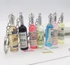 Bouteille de vin créative Keychain Pendentif Simulation Simulation Bouteilles Porte-clés Cadeau Artisanat Cadeau Artisanat En gros par mer BBB15033