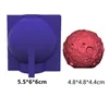 Strumenti artigianali Globo di cemento Stampo in silicone Cemento fatto a mano 3D Stampo per palline da tavolo Strumento di decorazione per desktop265V