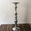 Dekorationsljushållare 60 cm/24 "Metall Candlestick Flower Vase Table Centerpiece Event Flower Rack Floor Road Wedding Imake117