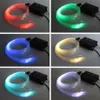 Rgb colorido led led fiber óptica de estrela de estrela do teto kit de teto de luz néon sinal 150pcs 0,75 mm 2m 16W RGB FIBERS OPTICO LUZES DO MOTOR 24KE312A