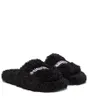 affordable designer fashion fur slippers Furry faux shearlings slides mens womens unisex slip-on sandals