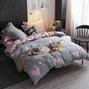 Solstice Cartoon Pink Love Symbol Bedding Sets 3/4pcs Children's Boy Girl and Adult Beds Sheet Duvet Cover Bed Pillowcase