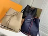 high-quality Top Quality Designer Bags women Shoulder bag Genuine Leather Embossing Handbag Backpack bucket Totes famous Drawstring handbags