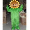 Performance Cute Sunflower Mascot Costumes Halloween Fancy Party Dress Cartoon Character Carnival Xmas Advertising Birthday Party Costume Outfit