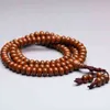 BRO003 Buddhist 108 Old Red Star Moon Rosary 9x6mm Natural Real Lotus Bodhi Prayer Abacus Beads