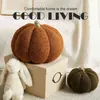 Créative Pumpkin Cuddle Special Pleed Sapa Cushion Pillow Round Mat Cuddle Cartoon Vegetables Toys Ldren's Room Decor J220729