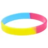 Charm Bracelets Wholesale Silicone Rubber Wristband Flexible Wrist Band Sports Casual Bangle For Women MenCharm CharmCharm Inte22