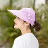 Mode femme été chapeau de soleil pour femme casquettes de Baseball Beanie Casquettes chapeaux Patchwork article