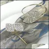 Futaba Grass Rhinestone Napkin Rings Metal Tablecloth Ring For Wedding Banquet Table Decoration Supply El Crystal Buckle Bh3071 Drop Deliver