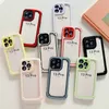 Candy Dual Color Military Anti-shock Clear Phone Cases For iPhone 13 12 11 Pro Max 6S 7G 8 Plus XR XS X