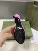 Luxury Designs Woman glaze Leather Sandals top Sandy beach slippers Wholesale Price Flat Comfort Beach Slide Sexy Lady Scuffs Shoes with Box size 35-44