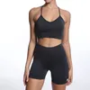 Yoga Sets Gym Women Sport Bra Clothing Long Sleeve Top High Waist Leggings Sports Suit Workout Wear Fitness Suits Sportswear 220616