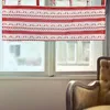 Curtain & Drapes Short Christmas Valance For Light Blocking Window Blinds Living Room