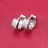 Oregello del cacciavite donne in acciaio inossidabile coppia di orecchini in flanella in flanella spessa gift di gioielli piercing per accessori da donna intero253y