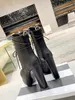 Early autumn catwalk lace up boots super comfortable imported high-quality leather 35-42