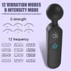 Aquecimento inteligente vibrador AV para mulheres com exibição digital G Spot Spot Magic Wand Dildo Clitoris estimulador Sexy Toys Feminino Masturbador