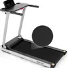 Folding Treadmill LED Display Walking Jogging Running 2.25HP AC 110V US Machine With Table Rack