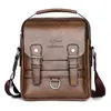 2022 Kangaroo Luxury Brand 's Shoulder Vintage Messenger Leather Handbag Puleather Crossbody Bags for Men