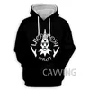 Sweats à capuche pour hommes Sweatshirts Mode Femmes / Hommes Impression 3D Lacrimosa Band Hooded Harajuku Hoodie Tops Vêtements K02Men Rowe22