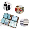 Sacos de armazenamento 6/8pcs Organizador de bagagem de roupa Travel Bolsa de manta de manta de manta de viagem à água Bolsa de embalagem de embalagem