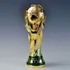European Golden Resin Football Trophy Gift World Soccer Trophies Mascot Home Office Decoration Crafts