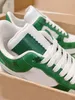 NEW Designer Sneaker Virgil Casual Shoes 1s 1 Calfskin Leather Abloh White Green Red Blue Letter Overlays Platform Low Top Sneakers Size 35-45