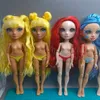 Original arc-en-ciel collège mode grande sœur poupées peut choisir bricolage corps fille habiller cadeau jouets 220707