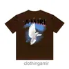 T Amirs Designer Shirt Mens Tshirts US Peace Pigeon Flower Leisure Hip Hop High Street Round Neck Kort ärm T-shirt 11 Z05s