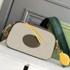 2022 New Fashion Shoulder Bag Camera Style Purse Luxury Beige Canvas Handbags Leather Clutch Fashion Cross Body Shoulder Bag