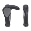 Poignées de guidon à vélos verrouillables Bullhorn MTB TRP Caoutchouc ergonomique Anti-Skid Road Road VTT Composants Barrettes de bar Barre