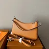 Sacs d'épaule de marque de luxe Sacs sous les bras Sac caramel Classic Handbag Limited Version Hands Sacs Zig Zag Bags d'épaule authentique en cuir croisé en cuir Simple Pocket Smal