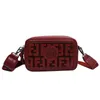 womens handbag Designer 50% Off Clearance Deals Small female fashion double zipper camera bag wide shoulder strap Single Shoulder Bag