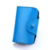 Card Holders 1pc Leather Holder Men And Women Portable Wallet Business ID Po Bank Korea Purse Storage BagCard