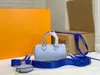 2022オリジナルの高品質のLuxurysデザイナーバッグハンドバッグ女性メッセンジャーハンドバッグモノグラムグラディエント印刷パピヨン00