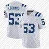 Anthony Richardson Jonathan Taylor maillots de football personnalisés Darius Leonard Stephon Gilmore Kenny Moore Alec Pierce DeForest Buckner Quenton Nelson Grover Stewart