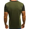 Männer T-Shirts Casual Herren T Shirt Kurzarm Personalisierte Oansatz T-shirts Sommer Shirts Camouflage Hohe Qualität Männlich Weiblich
