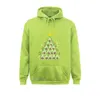 Felpe con cappuccio da uomo Felpe Natale Divertente Avocado Albero di Natale Vestiti Autunno Marca Famiglia Manica lunga Uomo GeekMen's