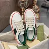 Läder 1977 Tennis Low Tops Sneaker Green and Red Web Shoes For Man Woman Classic White Sneakers Sporty Trainer Black Navy Blue