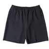 Pantalones cortos sueltos de color sólido Marca S 6 Camisas sueltas hasta la rodilla Pantalones de chándal de diseñador para hombres