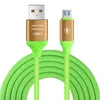 Кабели сотового телефона макарона TPE Elastic Micro USB Тип C быстро зарядное устройство USB -зарядное устройство для Samsung Realme Xiaomi letv HTC LG Android