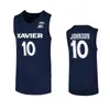 Mit88 2022 Mens Custom College Xavier Musketeers Basketball Jersey 10 Nate Johnson 1 Paul Scruggs 5 Adam Kunkel 21 Jerome Hunter 11 Dwon Odom 24 Jack