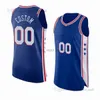 Version joueur authentique personnalisé Maillots de basket-ball cousus Harris Embiid Melton Tucker Korkmaz Niang Maxey Thybulle Springer Milton Reed Joe Bassey Champagnie