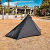 Aricxi Hide 1 Outdoor Black Sultralight Camping Tent 1 человек 3 сезон Профессионал 20D Silnylon Bless Tent H220419