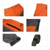 SCIONE Casual Hommes Mode Color Block Multi Poches Sport Long Cargo Pantalon Travail Pantalon pour Hommes 220704