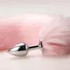 Anal Sex Toys Tail Butt Plug Set med Hairpin Kit Butplug Prostate Massager för par Cosplay 220712