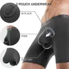 Caleçons Séparés Homme Doux Basique Modal / Bambou Rayonne Séparé Double Pouch Sous-Vêtements Jambes Longues BoxerCoussins CaleçonsSlip